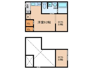 FERIO中村の物件間取画像